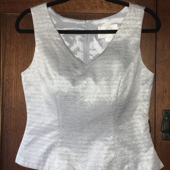 Caramia Evening/Dress Shirt. Glamorous Silver - Picture 6 of 6